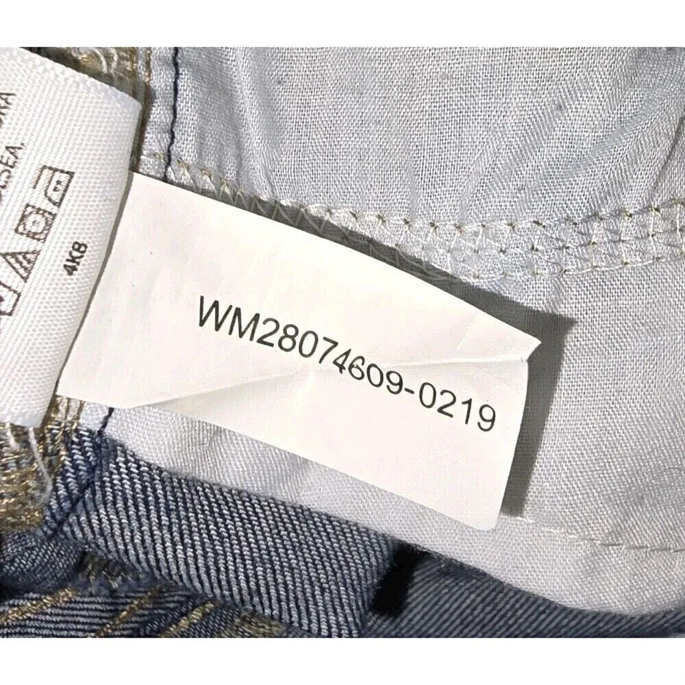 Wonder Nation Slim Girls Size 6 Stretch Denim Blue Jeans (C2)